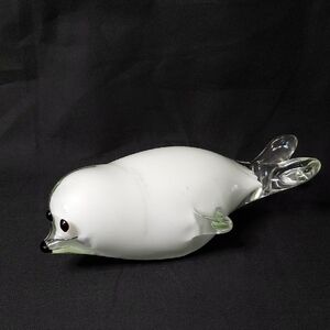 Baby Seal Glass Paper Weight